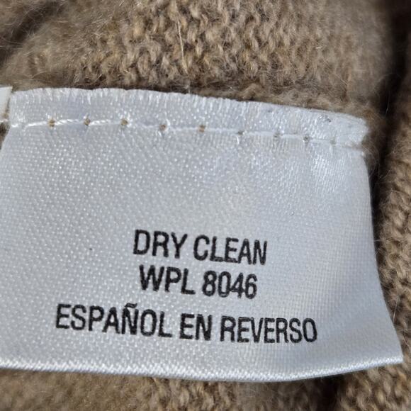 Charter Club 100% Cashmere Sweater Womens Large Beige Neutrals Crewneck Luxury - Picture 8 of 8